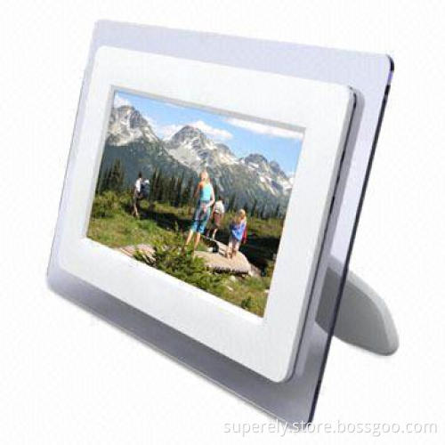 7-inch Digital Photo Frames with Photo Browse, Video, Music Playback and Remote Control